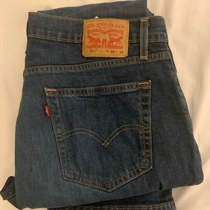 LEVI’s 511 blue jeans size 36x29 lightly used